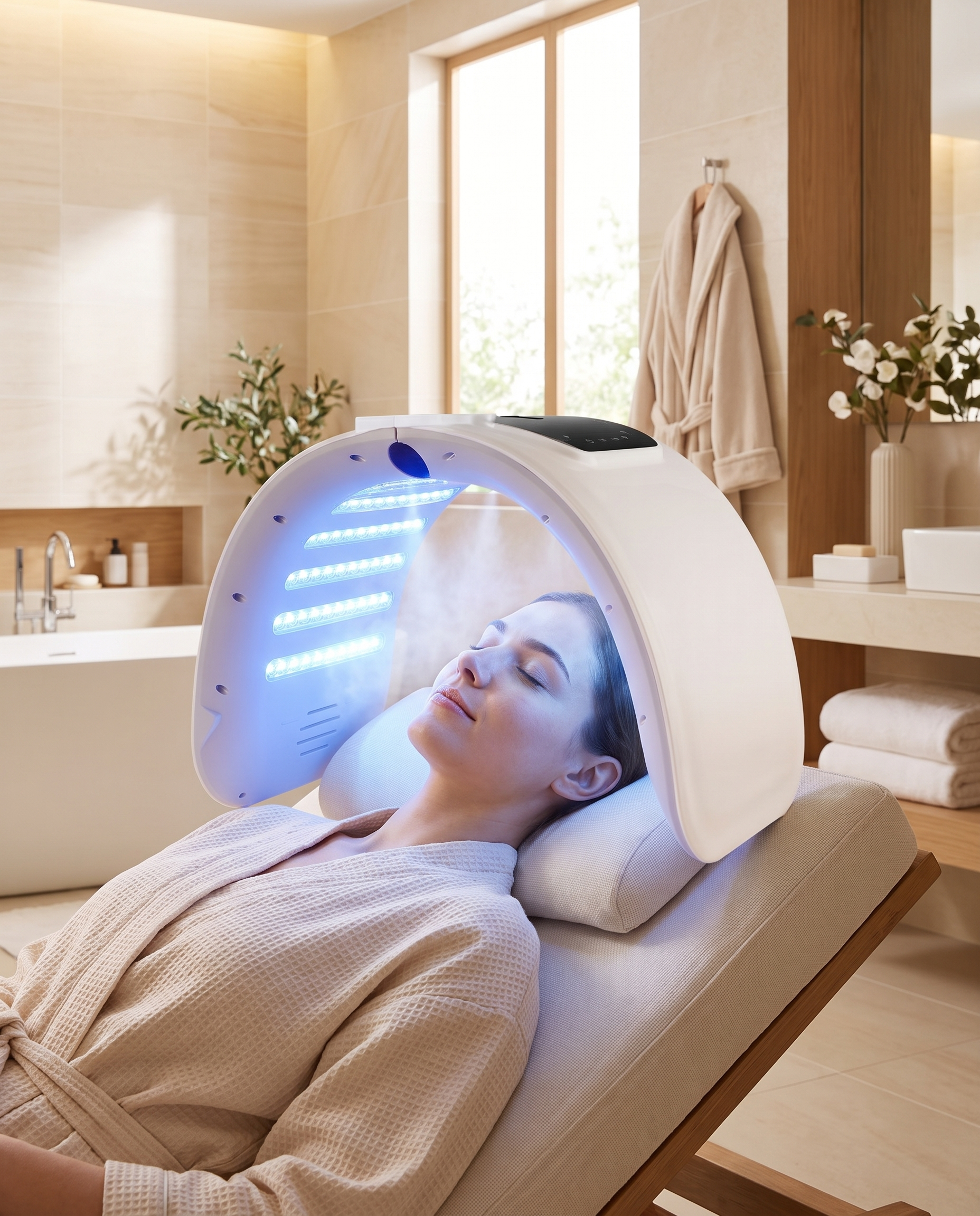 Reviara Infrared Spray LED Device - lifestyle use