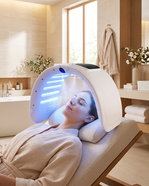 Reviara Infrared Spray LED Device - lifestyle use