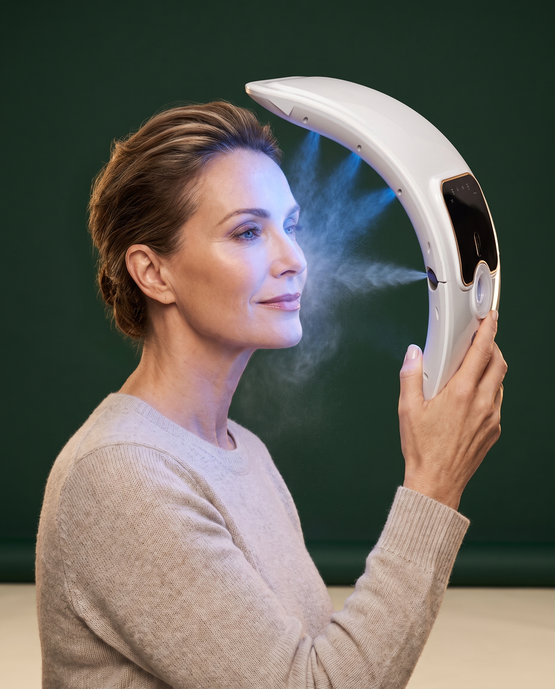 Reviara Infrared Spray LED Device - studio portrait