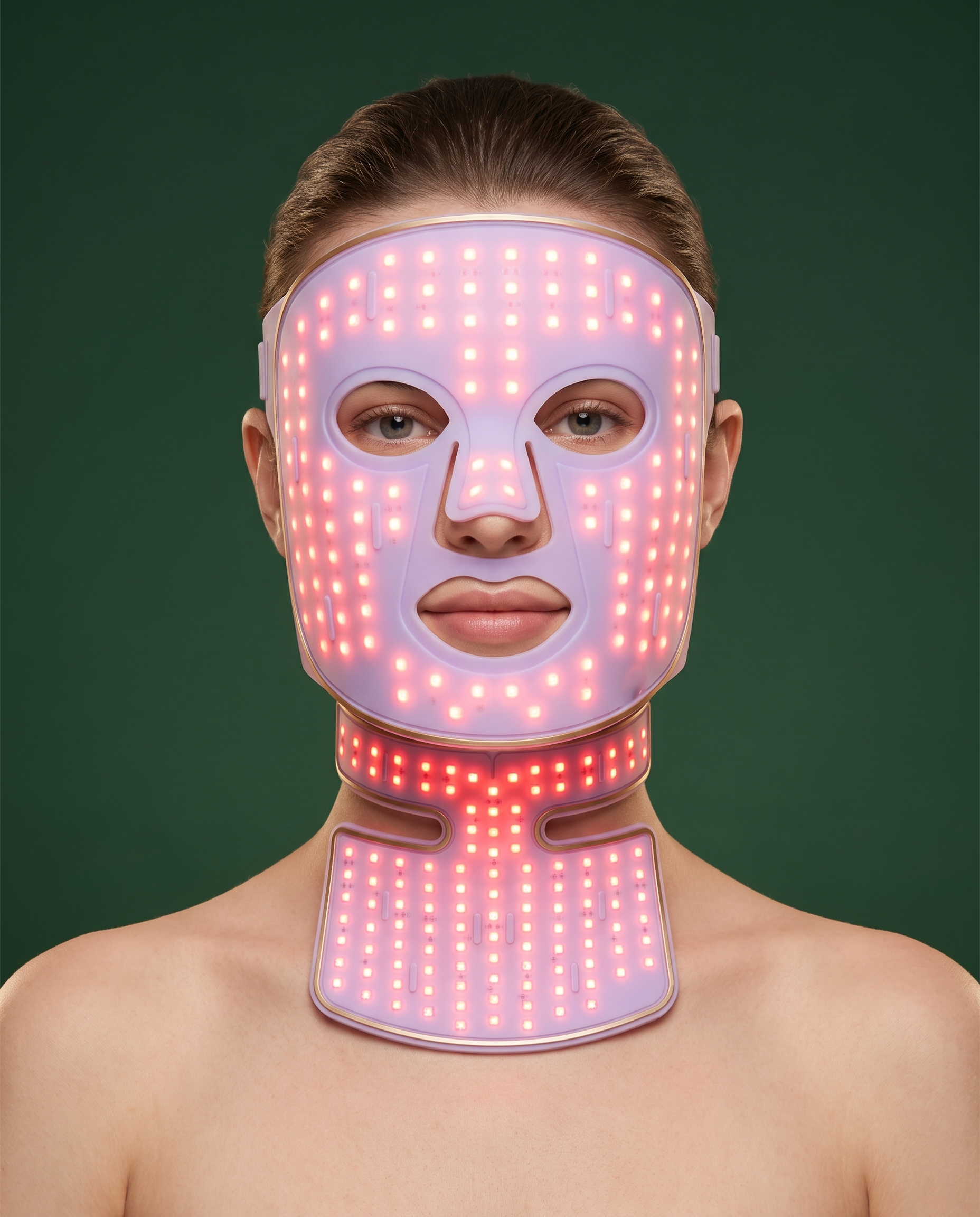 Reviara LED Silicone Beauty Mask - studio portrait